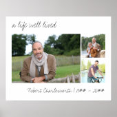 Ein Leben gut lebte Lässiges Drehbuch 3 Foto Beerd Poster (Vorne)