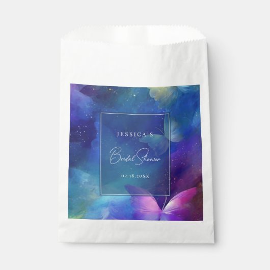 Ein Leben im Brautparty der Schmetterlinge Geschenktütchen (Vorderseite)