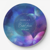 Ein Leben im Brautparty der Schmetterlinge Pappteller (Vorderseite)