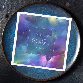 Ein Leben im Brautparty der Schmetterlinge Serviette