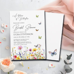 Ein Leben im Brautparty der Wildblume von Schmette Einladung