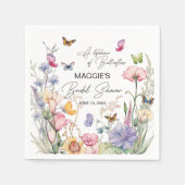 Ein Leben im Brautparty der Wildblume von Schmette Serviette (Vorderseite)