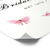 Ein Leben in Buttterflies Jacqlyns Poster (Ecke)