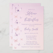 Ein Leben in den Schmetterlingen Einladung zur Bra (Vorne/Hinten)