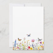 Ein Leben in schmetternden Wildblumen Save The Date (Rückseite)