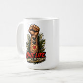Ein Leben Kaffeetasse (Vorderseite Links)