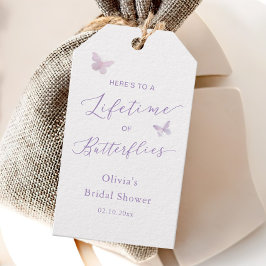 Ein Leben lang Butterflies Brautparty Gunst Geschenkanhänger