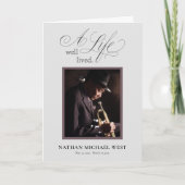 Ein Leben lang lebend Feier des Programms Leben Programm (Vorderseite)