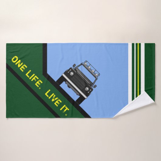 EIN LEBEN, LEBEN SIE IT-Handtuch Badehandtuch (Badehandtuch)