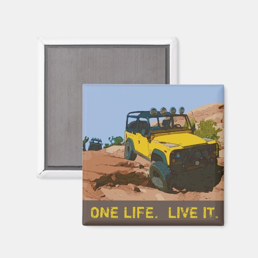 EIN LEBEN. LIVE ES. MAGNET (Vorderseite/Rückseite)