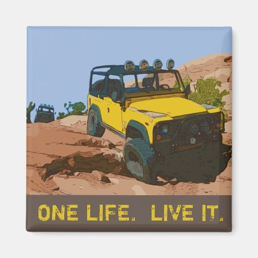 EIN LEBEN. LIVE ES. MAGNET (Vorne)