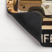 EIN LEBEN. LIVE ES. MOUSEPAD (Ecke)