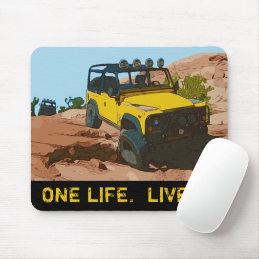 EIN LEBEN. LIVE ES. MOUSEPAD (Mit Mouse)