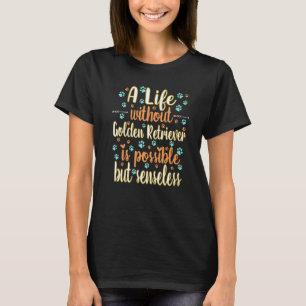 Ein Leben mit Hundeliebe bester Freund Hundezucht T-Shirt