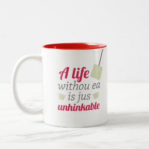 Ein Leben ohne EA Zweifarbige Tasse
