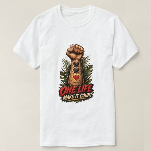 Ein Leben  T-Shirt (Design vorne)