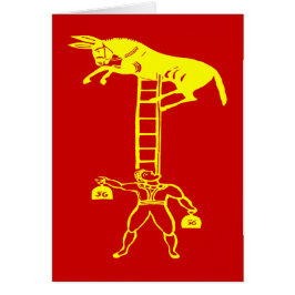 Ein lebendes Esel ~ balancierend, ÄNDERN Sie