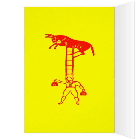 Ein lebendes Esel ~ balancierend, ÄNDERN Sie (Innen (Links))