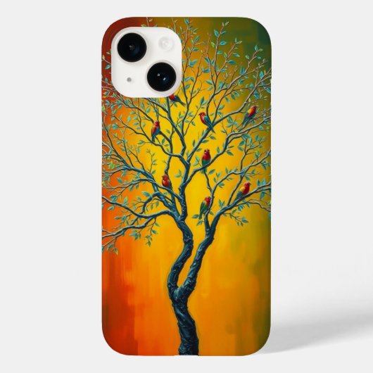 Ein lebendiger Baum mit zahlreichen Ästen und farb Case-Mate iPhone Hülle (Rückseite)