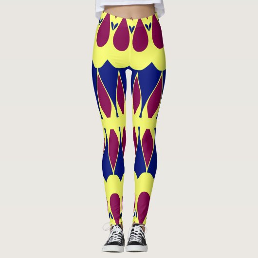 Ein lebendiger mehrfarbiger Klassiker "Ratti_Creat Leggings (Vorderseite)