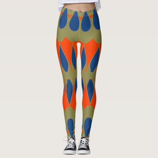 Ein lebendiger mehrfarbiger Klassiker "Ratti_Creat Leggings (Vorderseite)