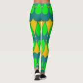 Ein lebendiger mehrfarbiger Klassiker "Ratti_Creat Leggings (Rückseite)