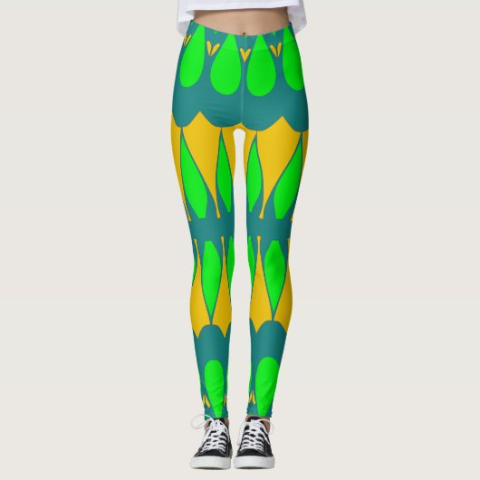 Ein lebendiger mehrfarbiger Klassiker "Ratti_Creat Leggings (Vorderseite)