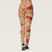 Ein lebendiger Multicolor abstrakt"Ratti_Creative_ Leggings (Rückseite)
