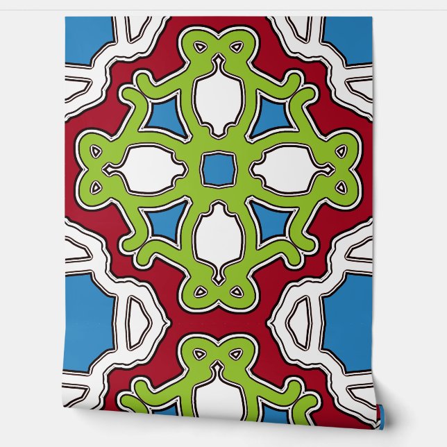 Ein lebendiger Multicolor "Ratti_Creative_Arts" Tapete (Abrollen)