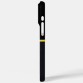 Ein lebendiger Musiklehrer, der eine Gitarre in Go Case-Mate iPhone Hülle (Rückseite / Links)