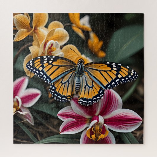 Ein lebendiger Schmetterling Puzzle (Vertikal)
