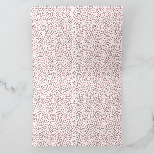 Ein lebendiger Teppich mit einem faszinierenden ge Karte (Innenseite)