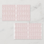 Ein lebendiger Teppich mit einem faszinierenden ge Visitenkarte (Vorne/Hinten)