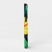 Ein lebendiger tropischer Hibiskus Case-Mate iPhone Hülle (Hinten/Links)