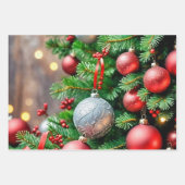 Ein lebendiger und skurriler Christbaum Geschenkpapier Set (Vorderseite 2)