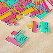 Ein lebendiger Vogel steigt hoch Puzzle (Seite)