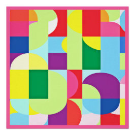 Ein lebendiges Design Poster