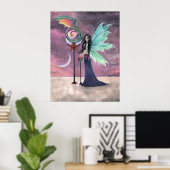 Ein lebendiges Dream Fairy Dragon Poster (Heimbüro)
