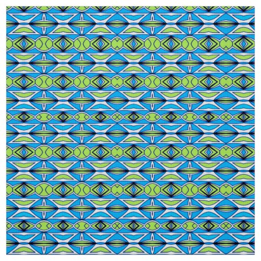 Ein lebendiges, farbenfrohes Stoffdesign Stoff (Muster)