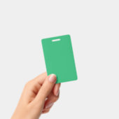 Ein lebendiges grünes Blatt mit prominenten Venen Ausweis (Handheld)