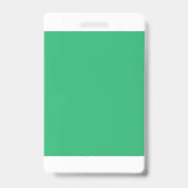 Ein lebendiges grünes Blatt mit prominenten Venen Ausweis (Rückseite)