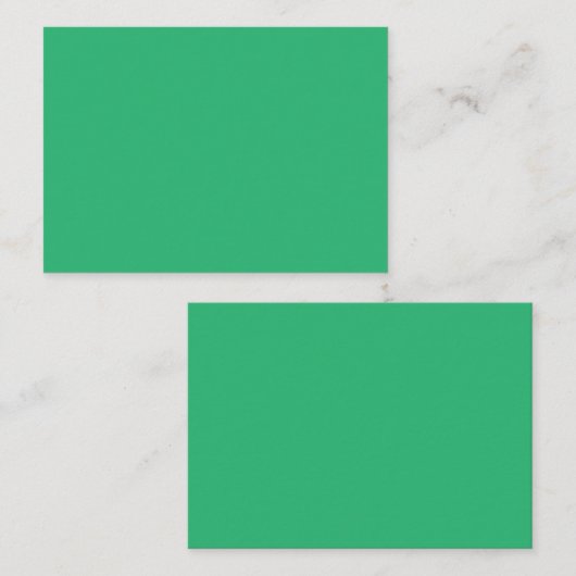 Ein lebendiges grünes Blatt mit prominenten Venen Terminkarte (Vorne/Hinten)