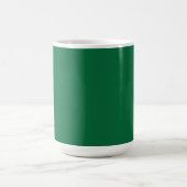 Ein lebendiges grünes Blatt mit verschiedenen Vene Kaffeetasse (Mittel)