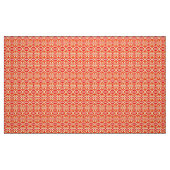 Ein lebendiges klassisches Muster aus rotem und ge Stoff (Fat Quarter (45,7 x 55,9 cm))
