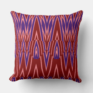 Ein lebendiges, klassisches Stoffmuster-Design Kissen