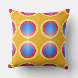 Ein lebendiges, klassisches Stoffmuster Kissen