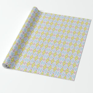 Ein lebendiges mehrfarbiges klassisches trendiges geschenkpapier