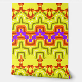 Ein lebendiges mehrfarbiges Muster "Ratti_Creative Tapete