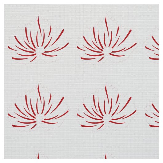 Ein lebendiges rot-schwarzes Blumendesign mit Stoff (Muster)