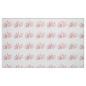 Ein lebendiges rot-schwarzes Blumendesign mit Stoff (Fat Quarter (45,7 x 55,9 cm))
